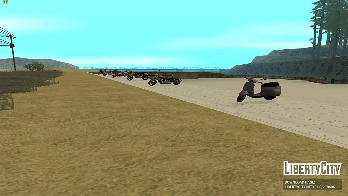 Парк транспорта в Las Venturas / GTA San Andreas
