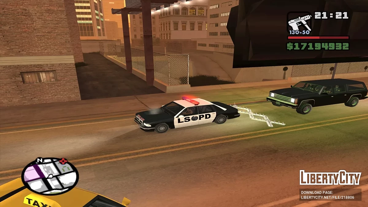 Полицейские ежи (шипы) / GTA San Andreas