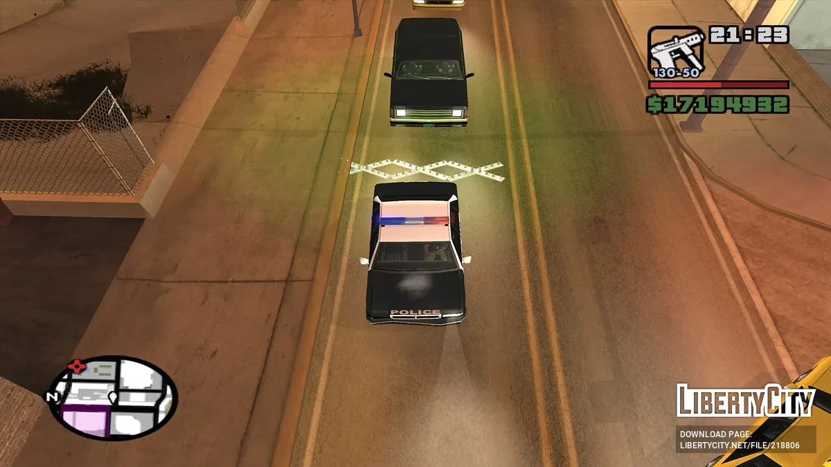 Полицейские ежи (шипы) / GTA San Andreas