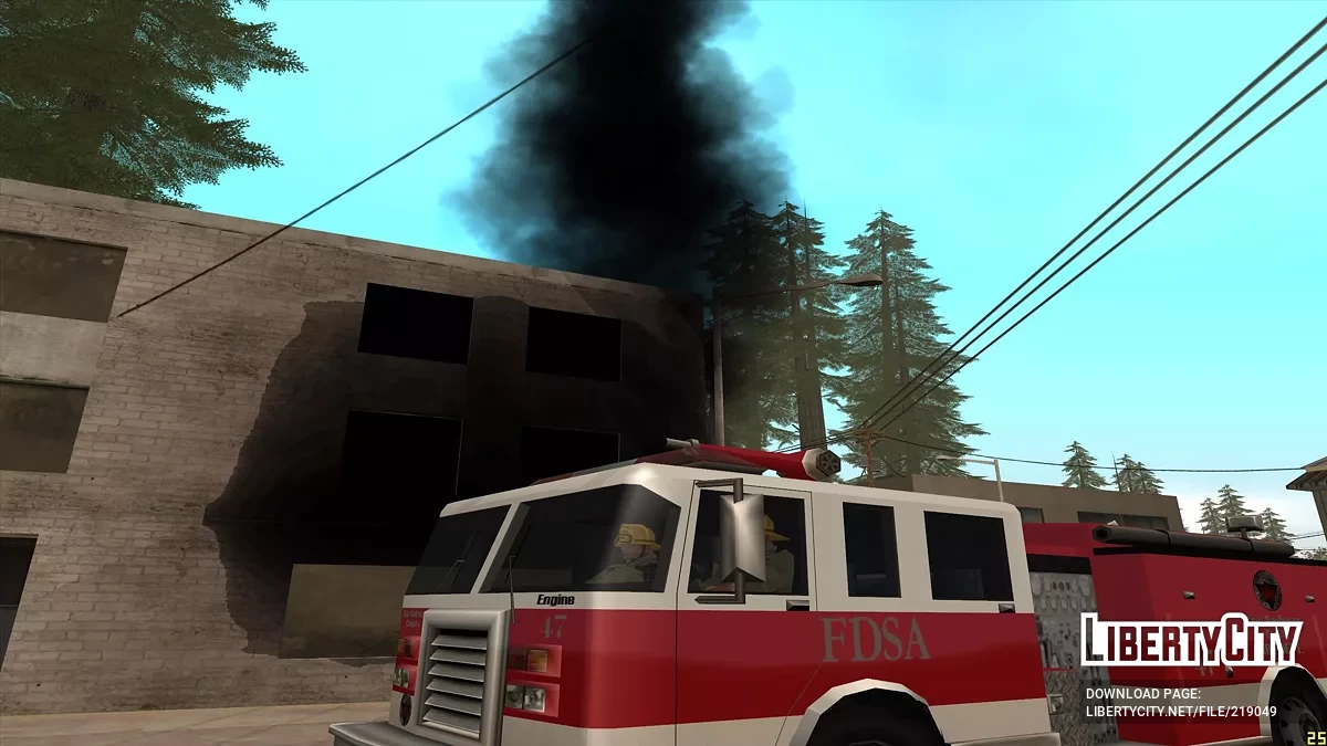Пожар в Монтгомерии / GTA San Andreas