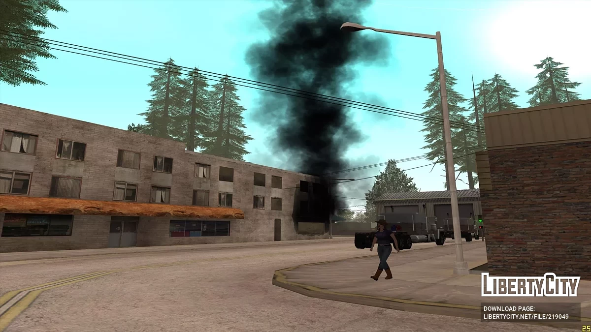 Пожар в Монтгомерии / GTA San Andreas