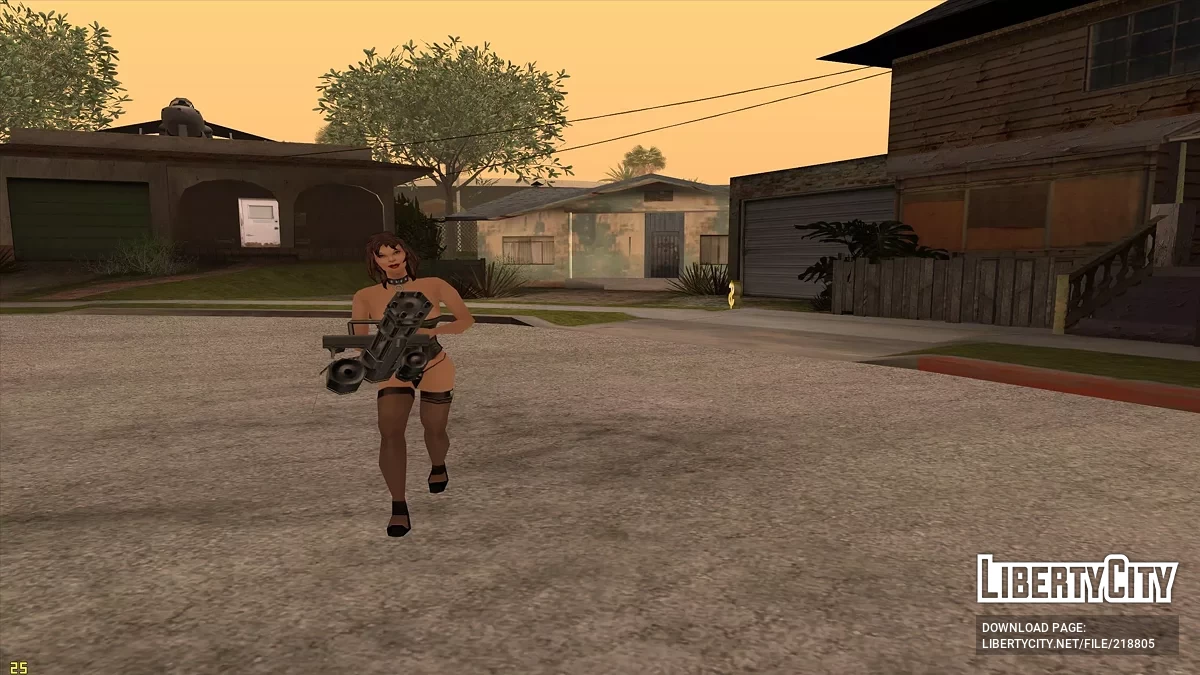 Девушка у Си-Джея дома / GTA San Andreas