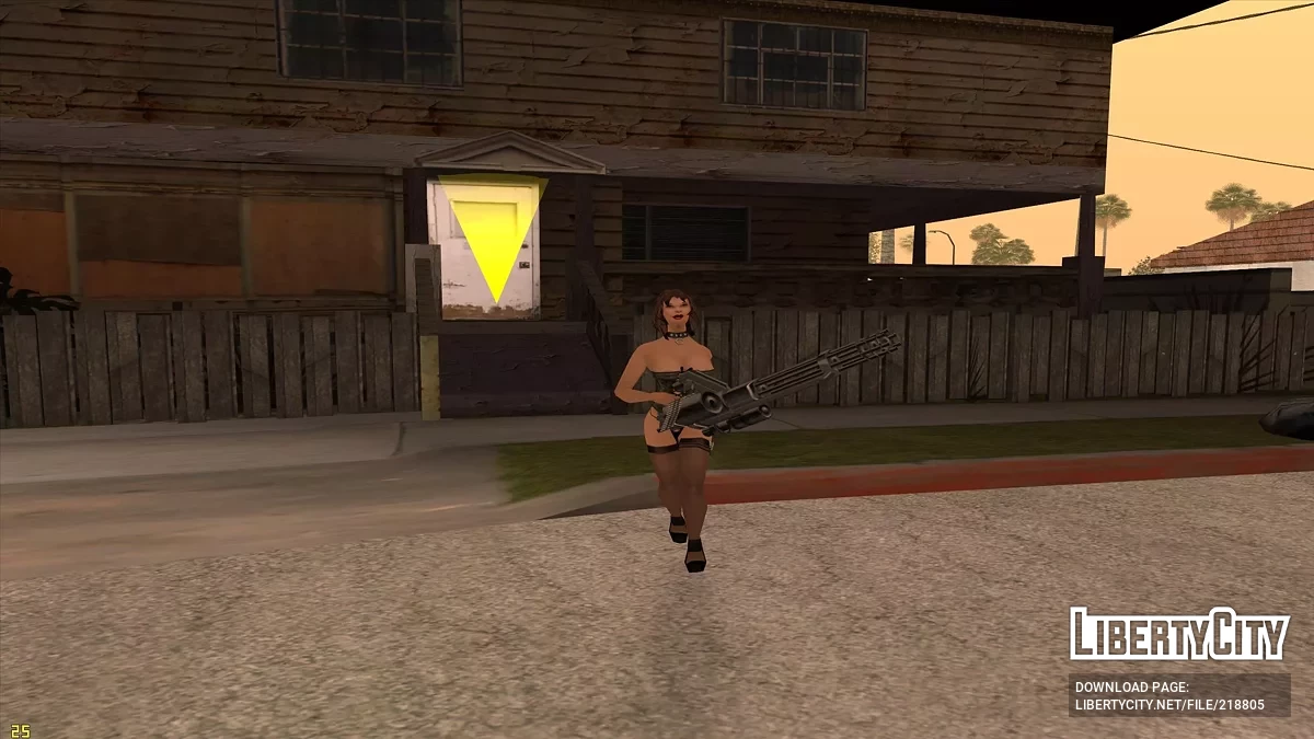Девушка у Си-Джея дома / GTA San Andreas