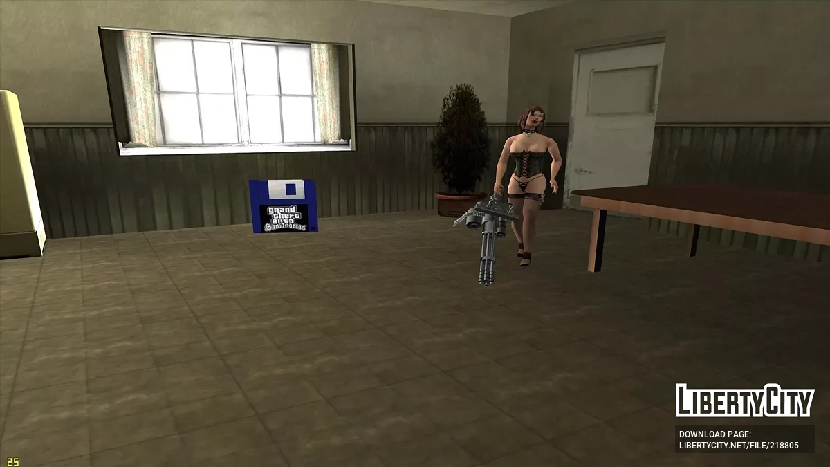 Девушка у Си-Джея дома / GTA San Andreas