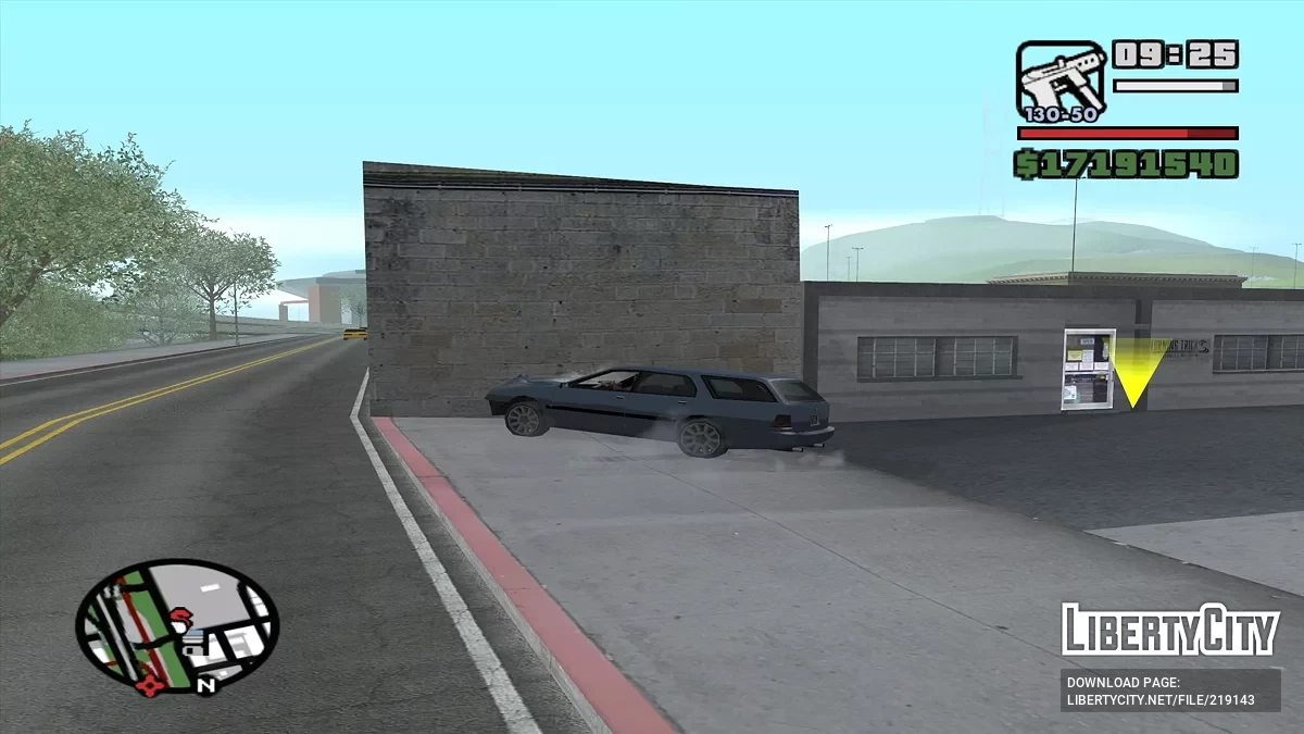 Урон при столкновении автомобиля / GTA San Andreas