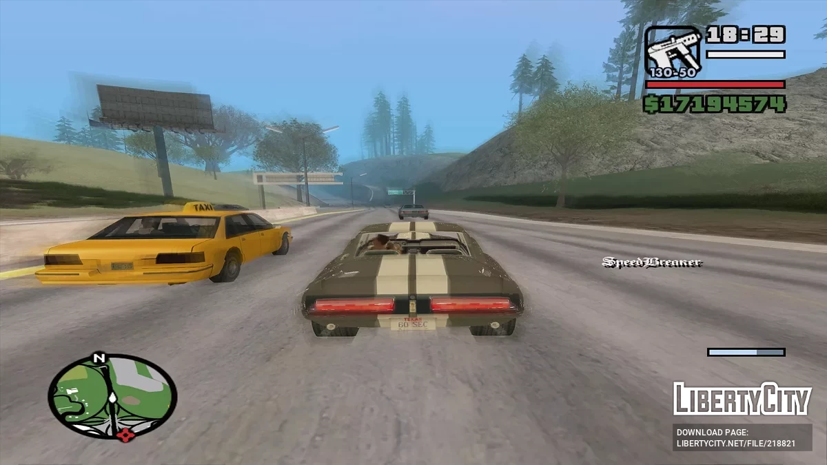 SpeedBreaker - Замедление в движении / GTA San Andreas