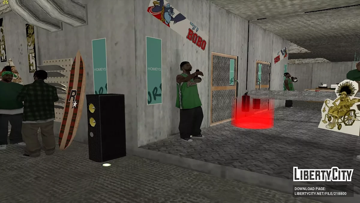 Оживлённый магазин SubUrban / GTA San Andreas