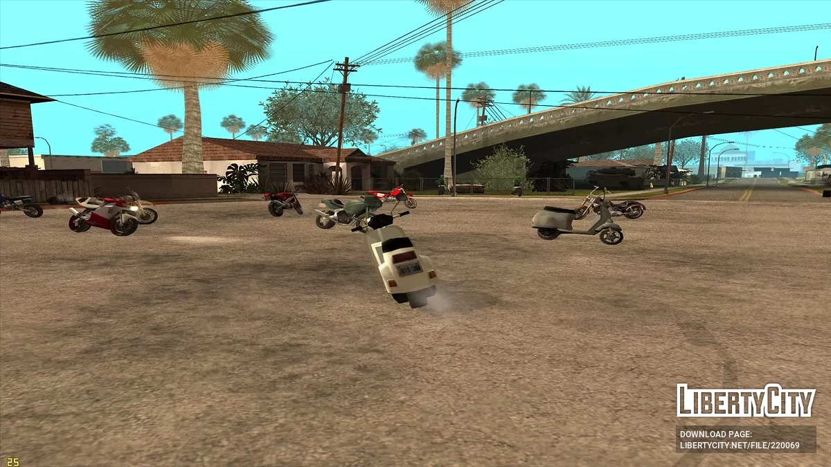 Быстрый спавнер мотоциклов / GTA San Andreas
