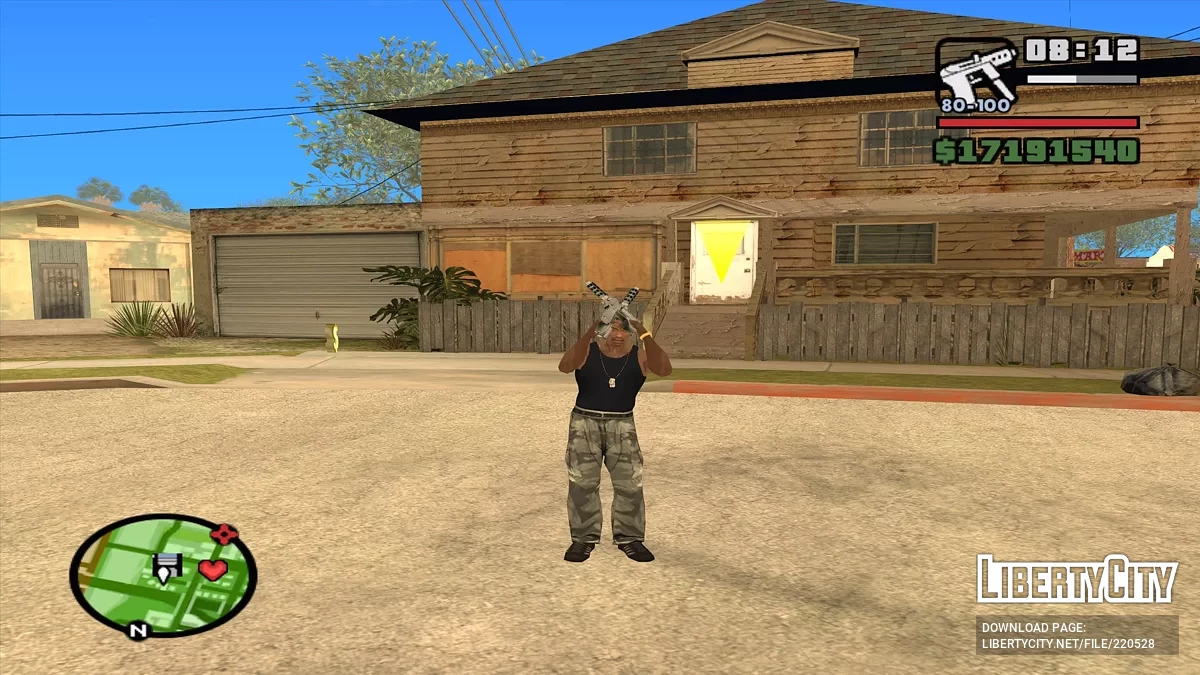 Возможность одевать балаклаву / GTA San Andreas