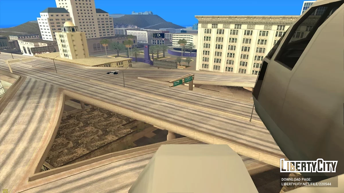 Полет на вертолете с оружием / GTA San Andreas