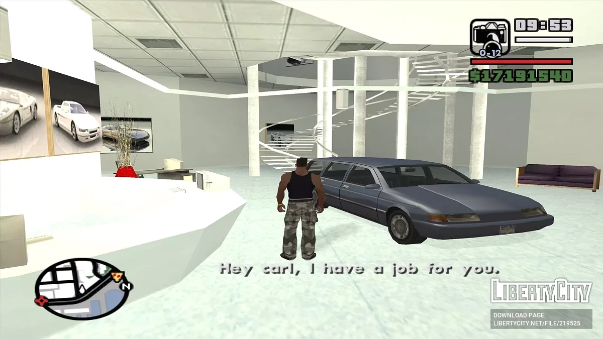 Работа в автосалоне Otto's Autos / GTA San Andreas