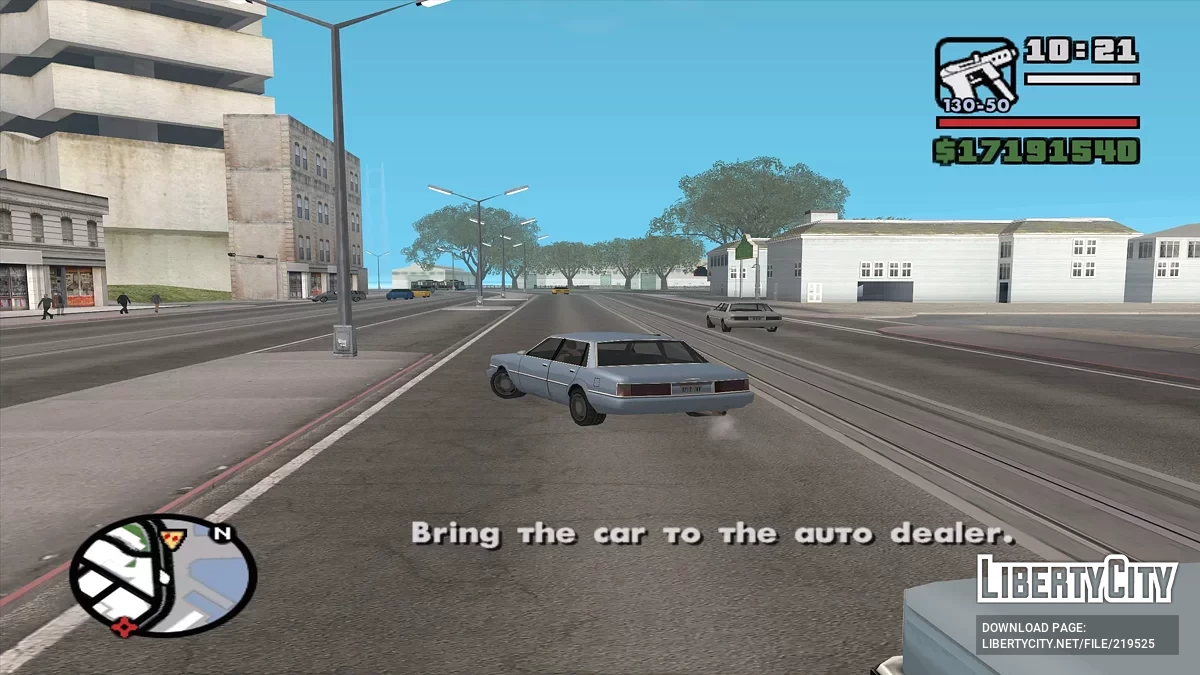 Работа в автосалоне Otto's Autos / GTA San Andreas