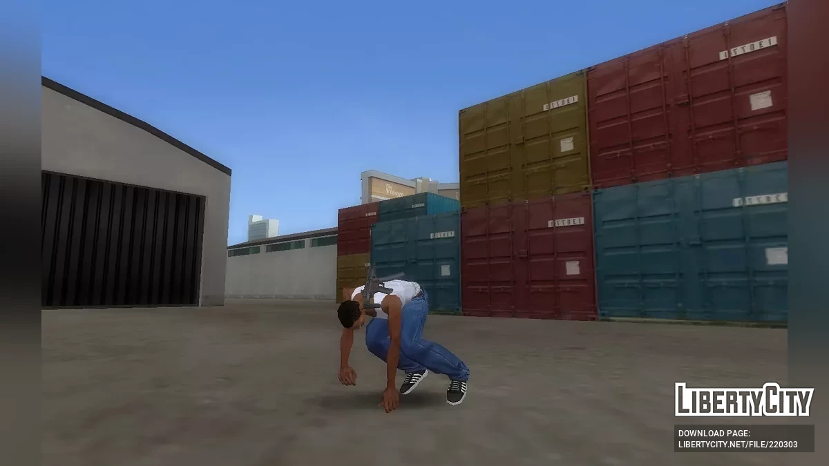 Реалистичный кувырок после приземления / GTA San Andreas