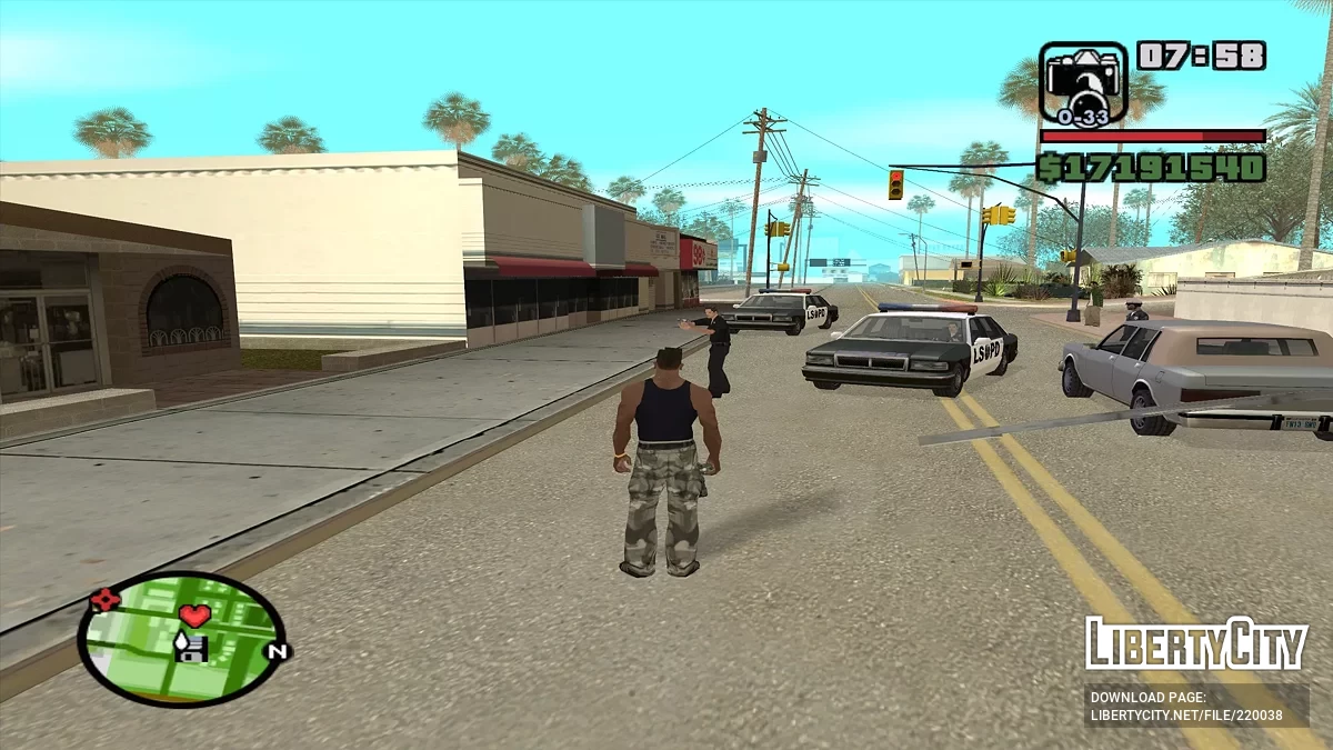 Регенерация здоровья / GTA San Andreas