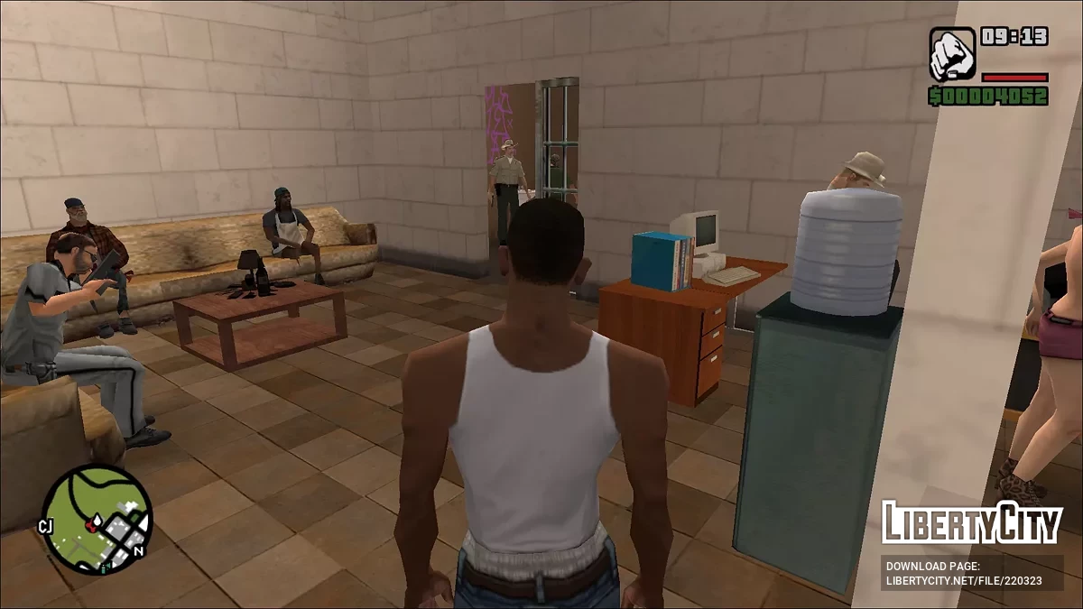 Интерьер офиса Шерифа Полиции / GTA San Andreas