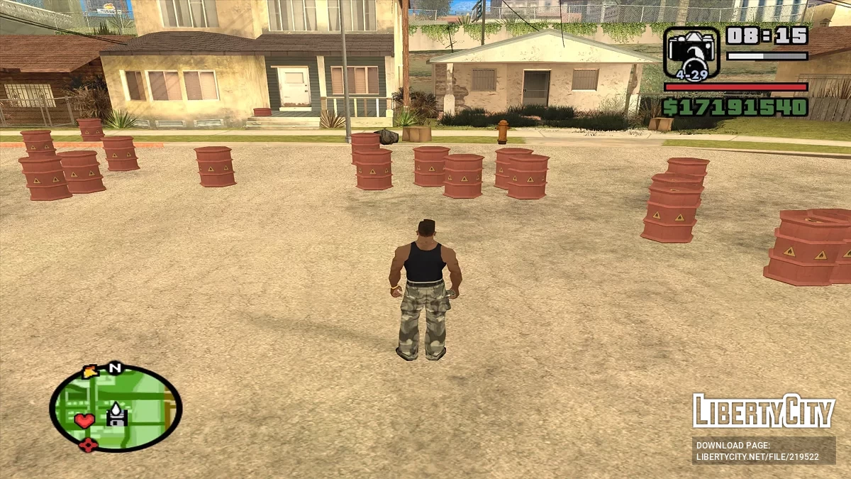 Спавнер красных бочек / GTA San Andreas