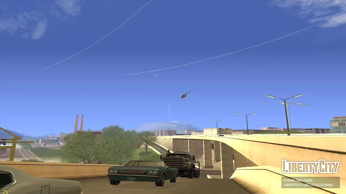 Вертолёты в небе / GTA San Andreas