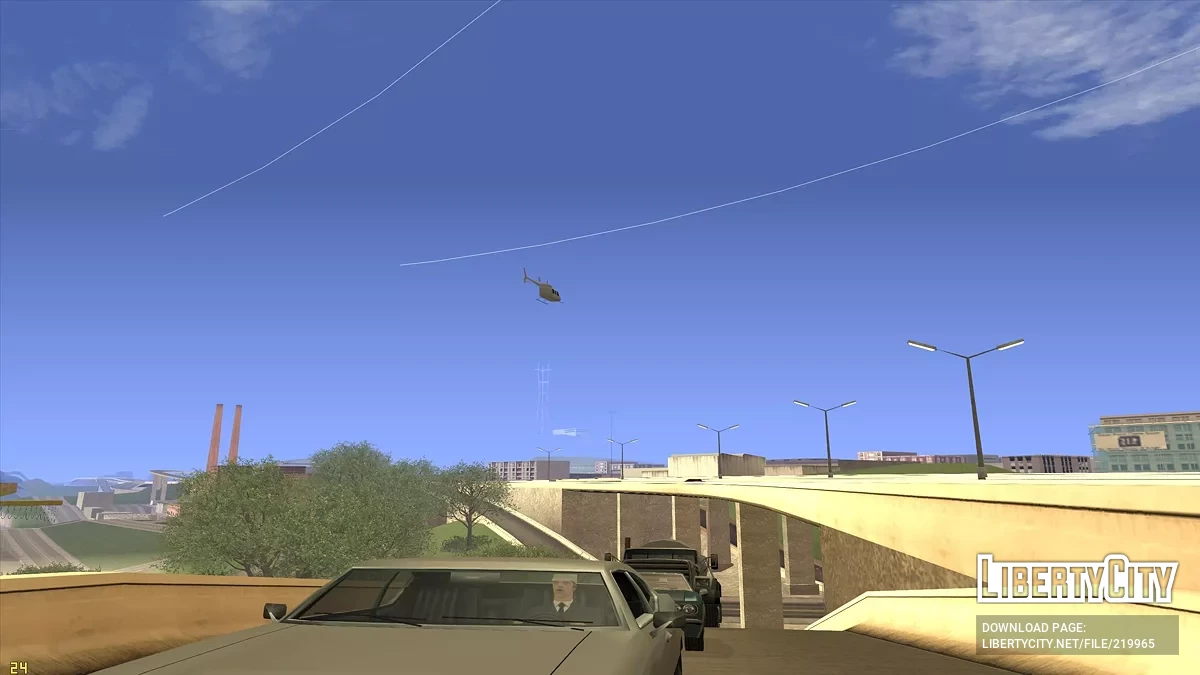 Вертолёты в небе / GTA San Andreas