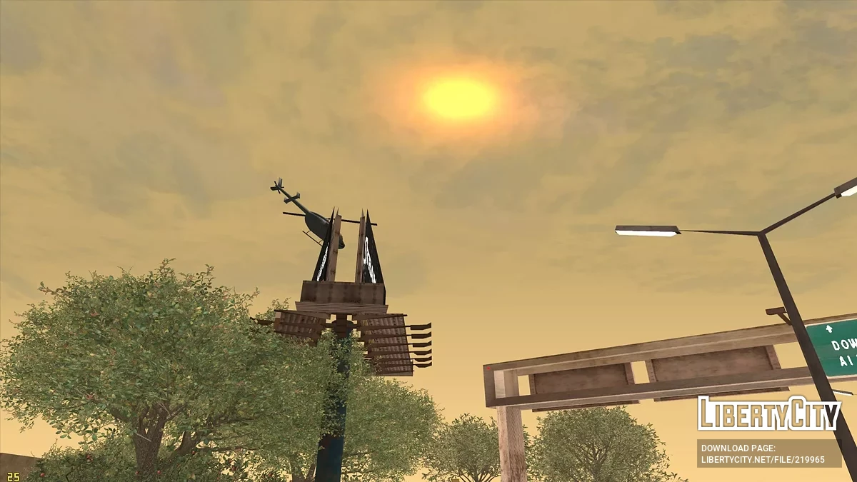 Вертолёты в небе / GTA San Andreas