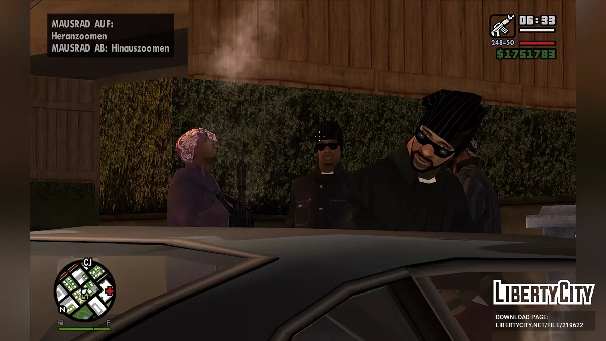 Безграничный зум оружия / GTA San Andreas