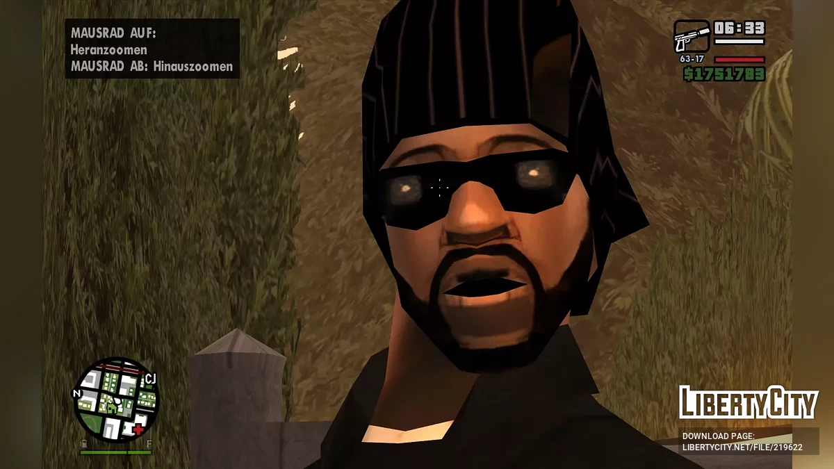 Безграничный зум оружия / GTA San Andreas