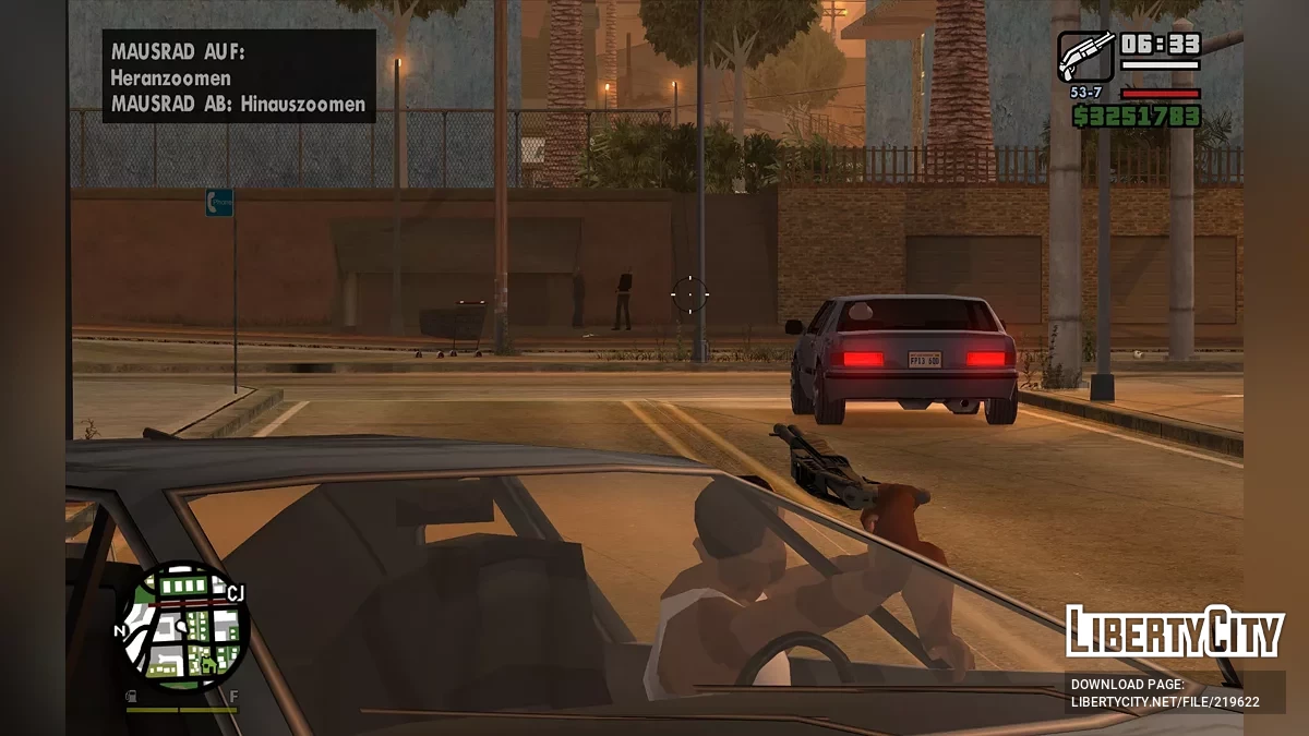 Безграничный зум оружия / GTA San Andreas