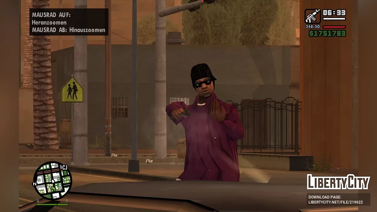 Безграничный зум оружия / GTA San Andreas