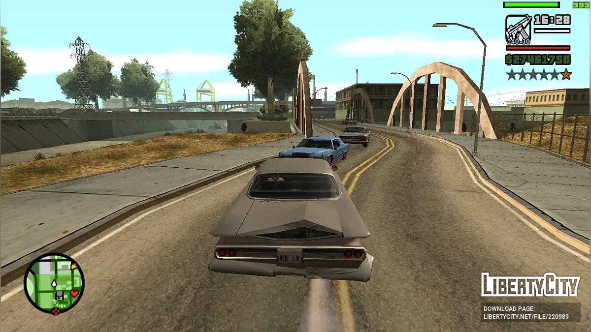 CarHP - Индикатор здоровья автомобиля / GTA San Andreas
