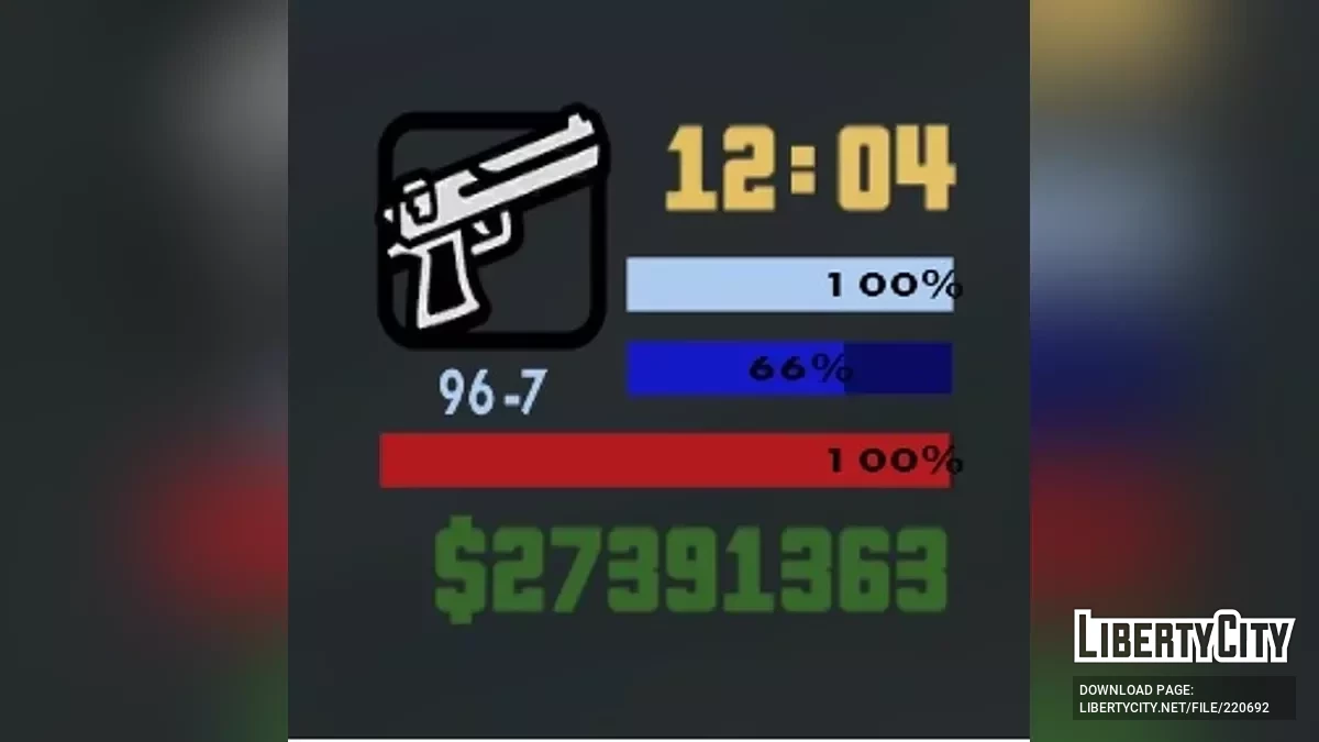 HUD Colors / GTA San Andreas