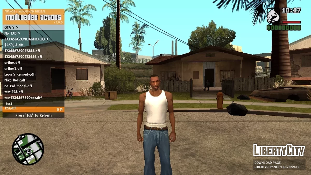 RZL-Trainer v5.0.0 (Cheat Menu) / GTA San Andreas
