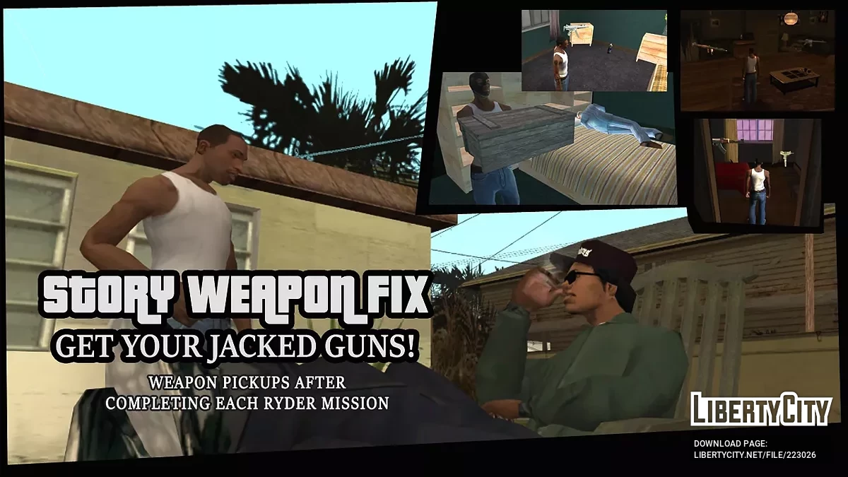 Story Weapon Fix v1 / GTA San Andreas