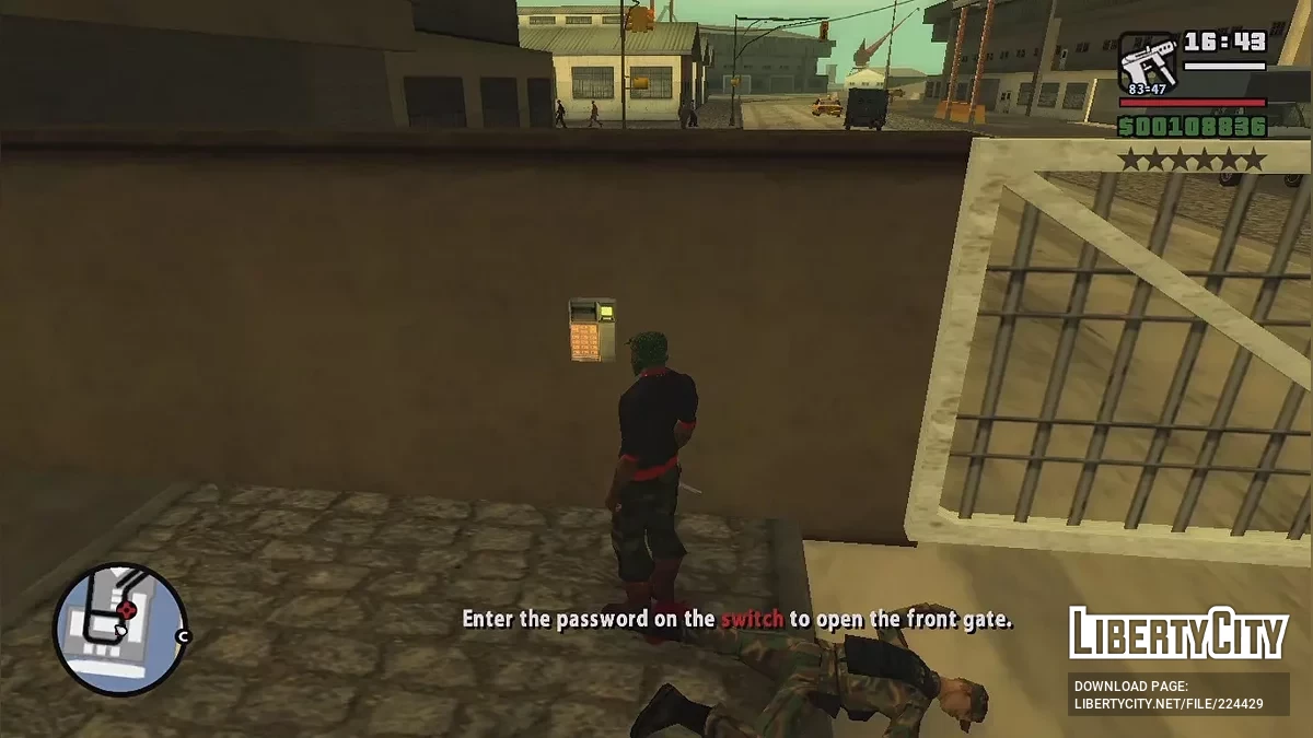 Система взлома кейпадов из бета-версии / GTA San Andreas