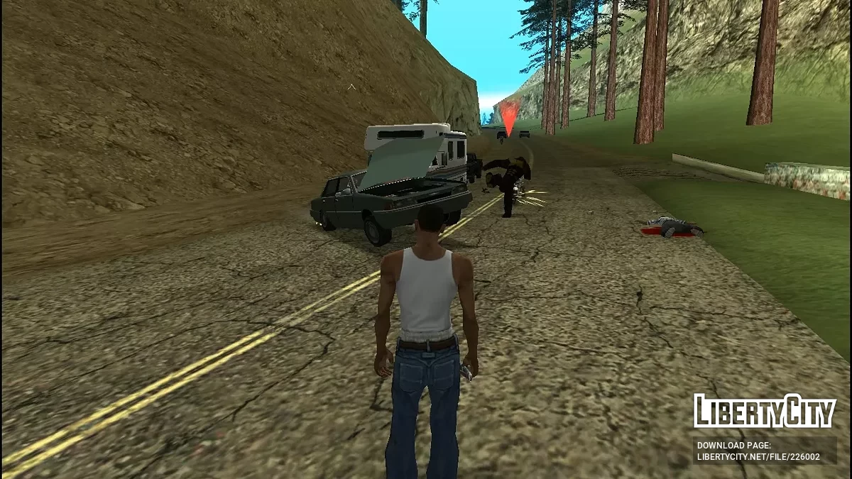 Атакующий Бигфут / GTA San Andreas
