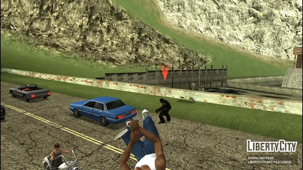 Атакующий Бигфут / GTA San Andreas