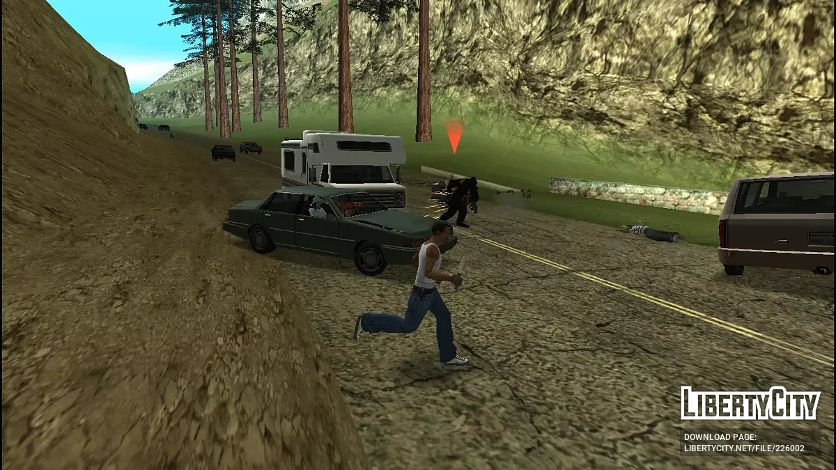 Атакующий Бигфут / GTA San Andreas