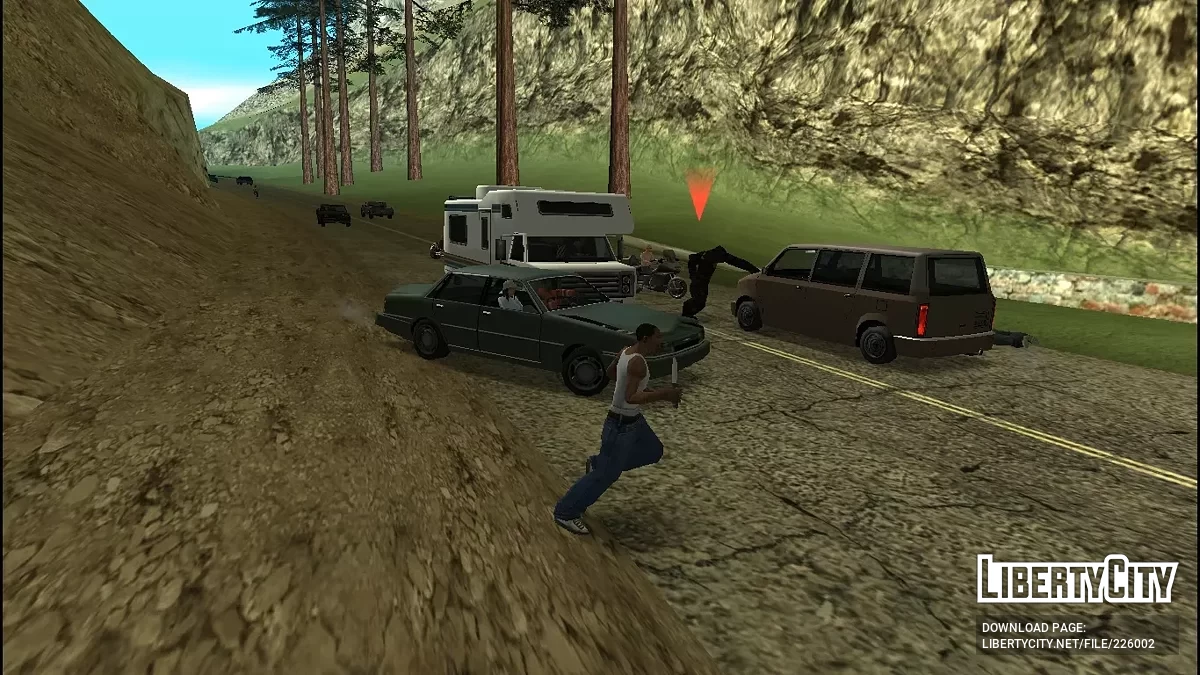 Атакующий Бигфут / GTA San Andreas