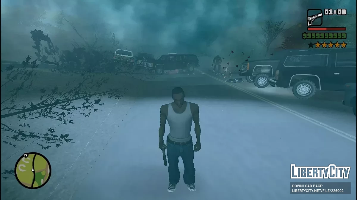 Атакующий Бигфут / GTA San Andreas