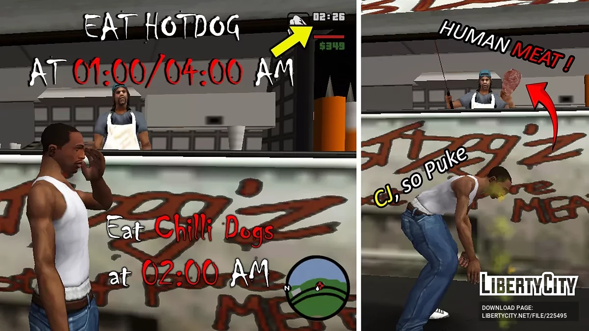 Психованный продавец хот-догов / GTA San Andreas