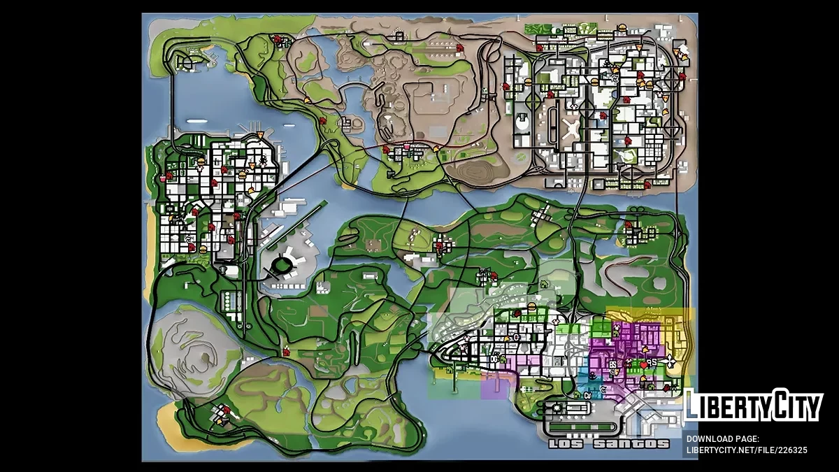 Войны банд по всей стране v1.2 / GTA San Andreas