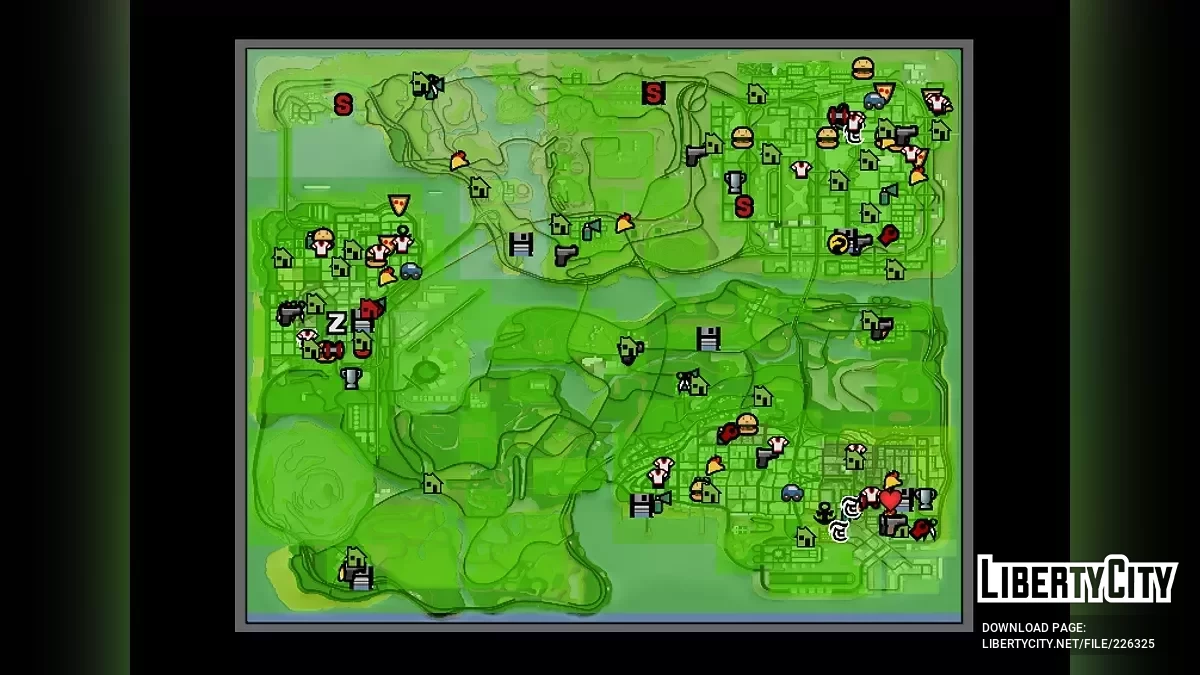 Войны банд по всей стране v1.2 / GTA San Andreas