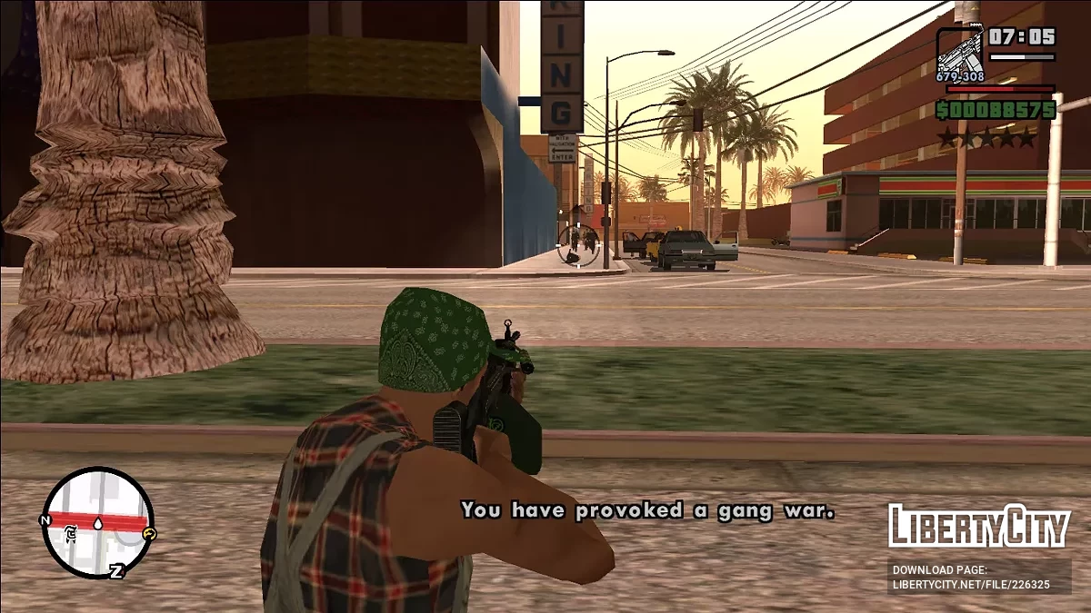 Войны банд по всей стране v1.2 / GTA San Andreas