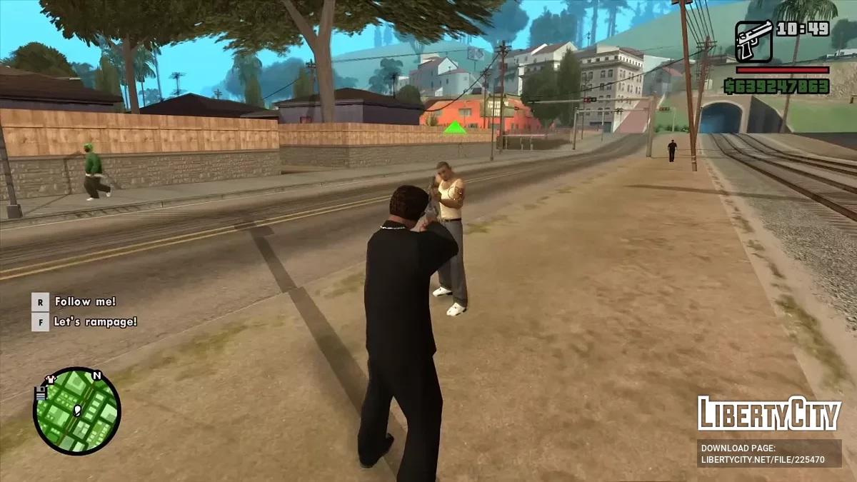 Реальное переключение между персонажами / GTA San Andreas