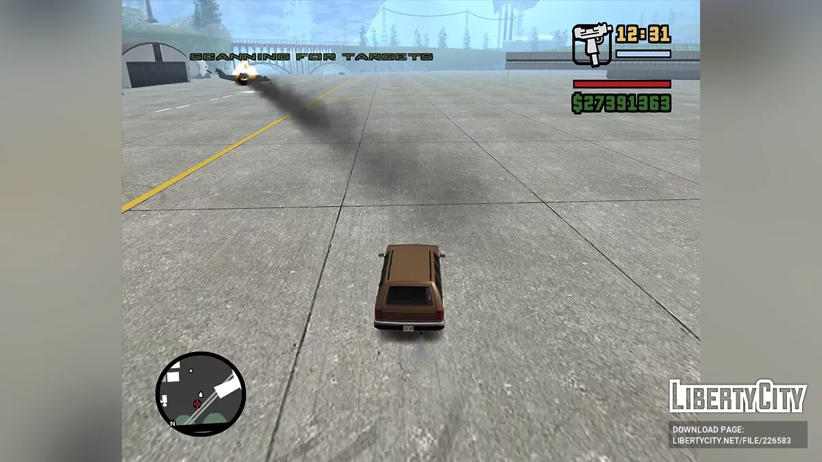 Самонаводящиеся ракеты для Hunter (и других) / GTA San Andreas