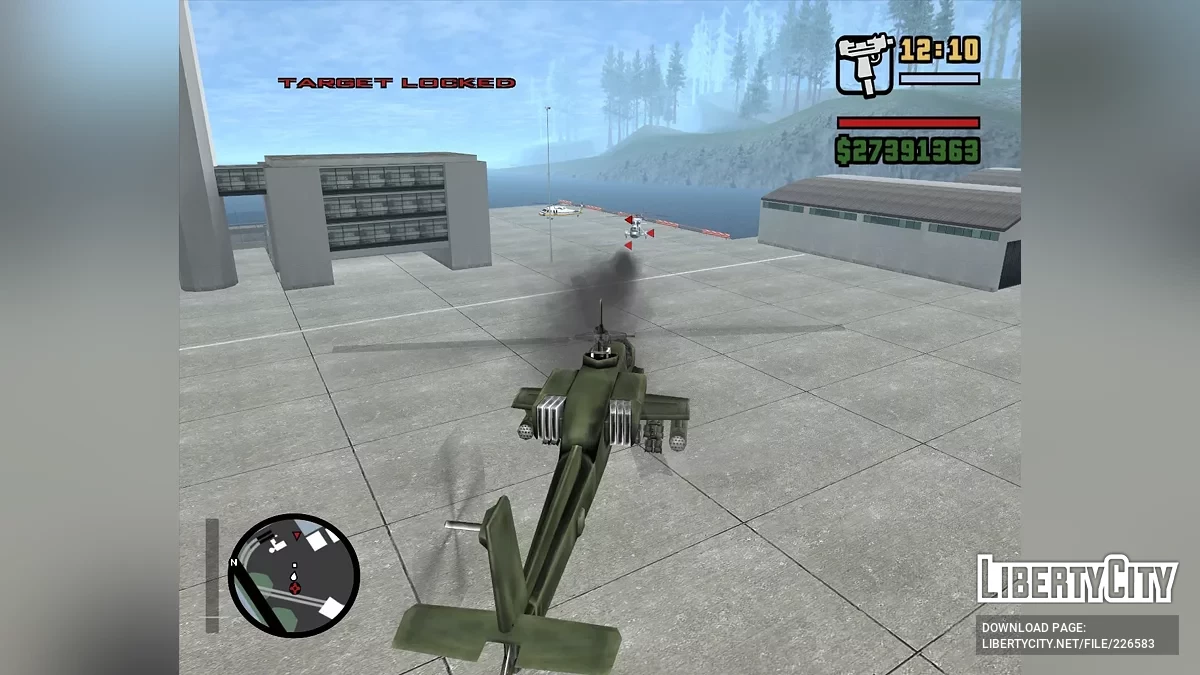Самонаводящиеся ракеты для Hunter (и других) / GTA San Andreas