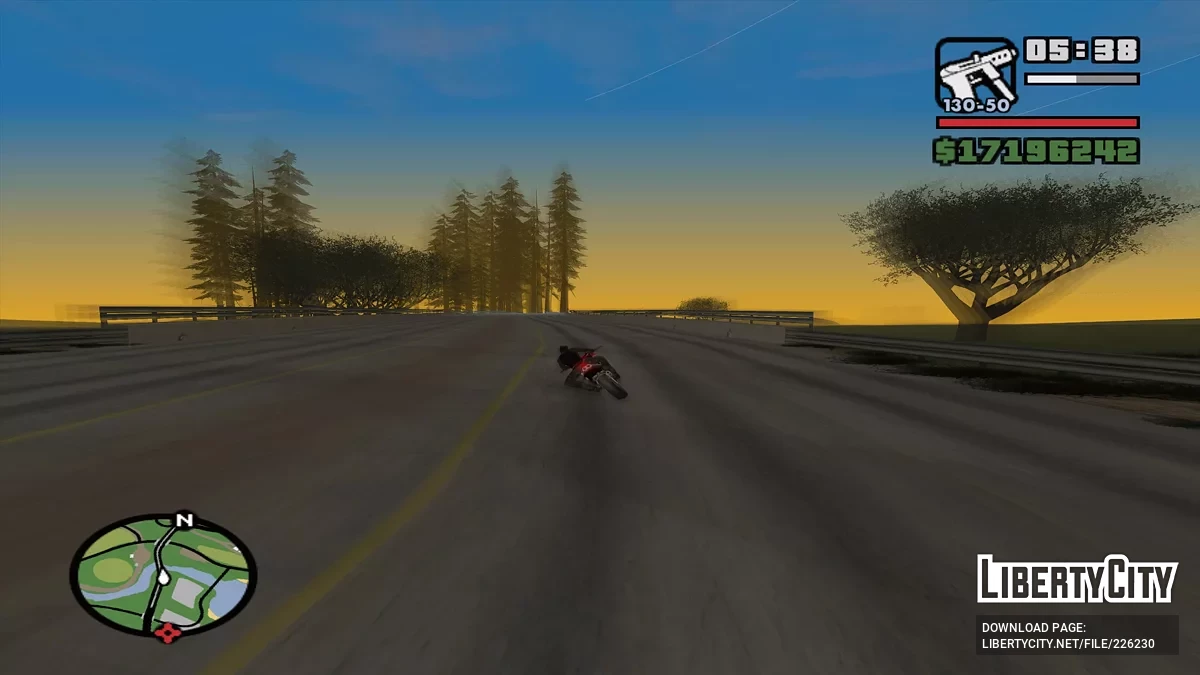 Дорога без машин / GTA San Andreas