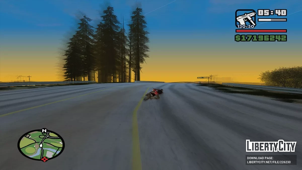 Дорога без машин / GTA San Andreas