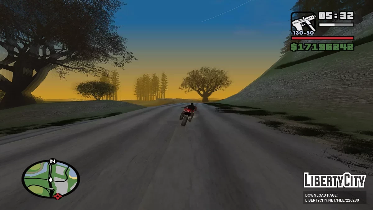 Дорога без машин / GTA San Andreas