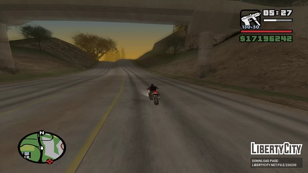 Дорога без машин / GTA San Andreas