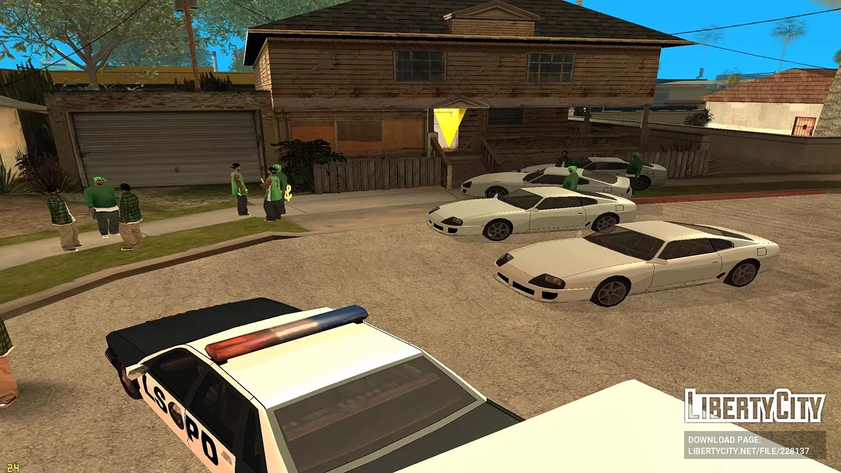 Подмога из братков на Jester / GTA San Andreas