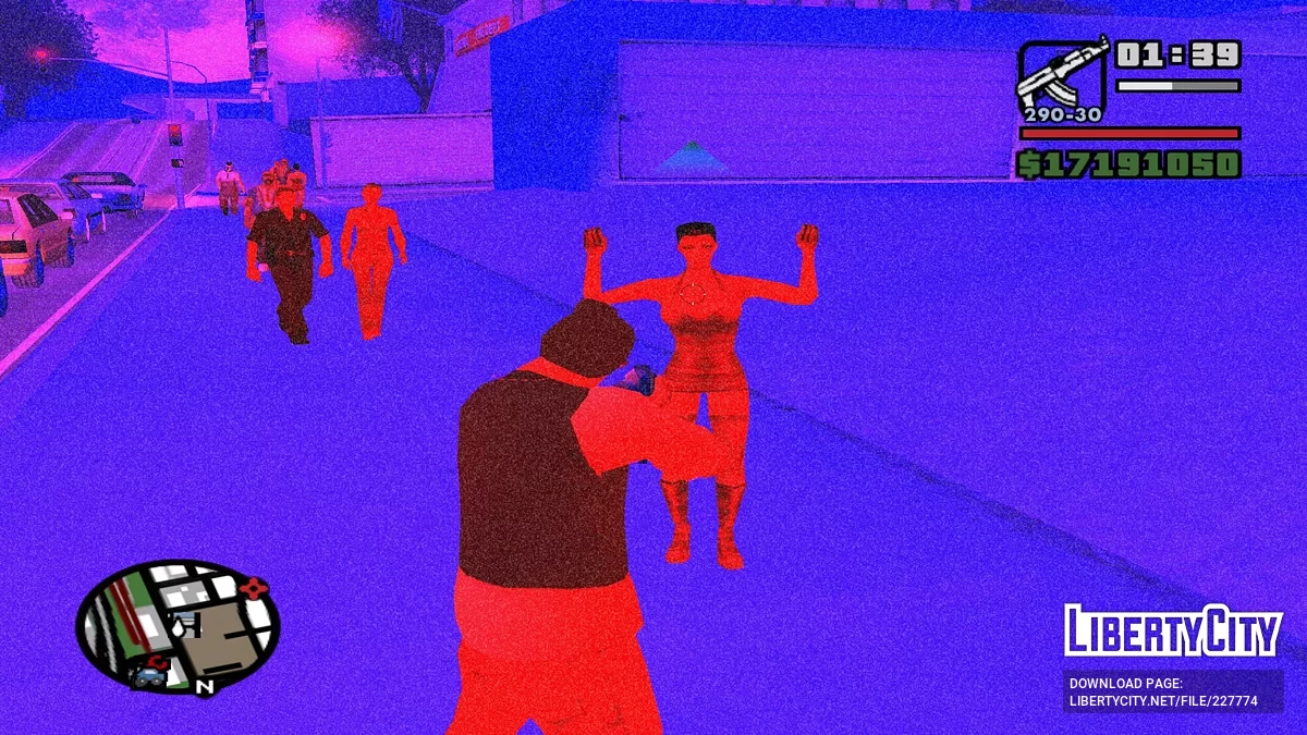 Быстрый тепловизор и ночник / GTA San Andreas